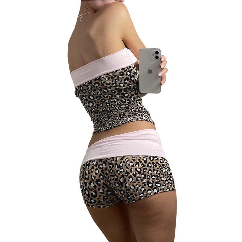Hot Pants Two-piece Set For Women