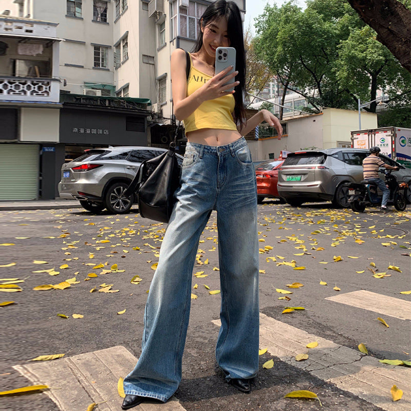 Retro Washed High Jeans