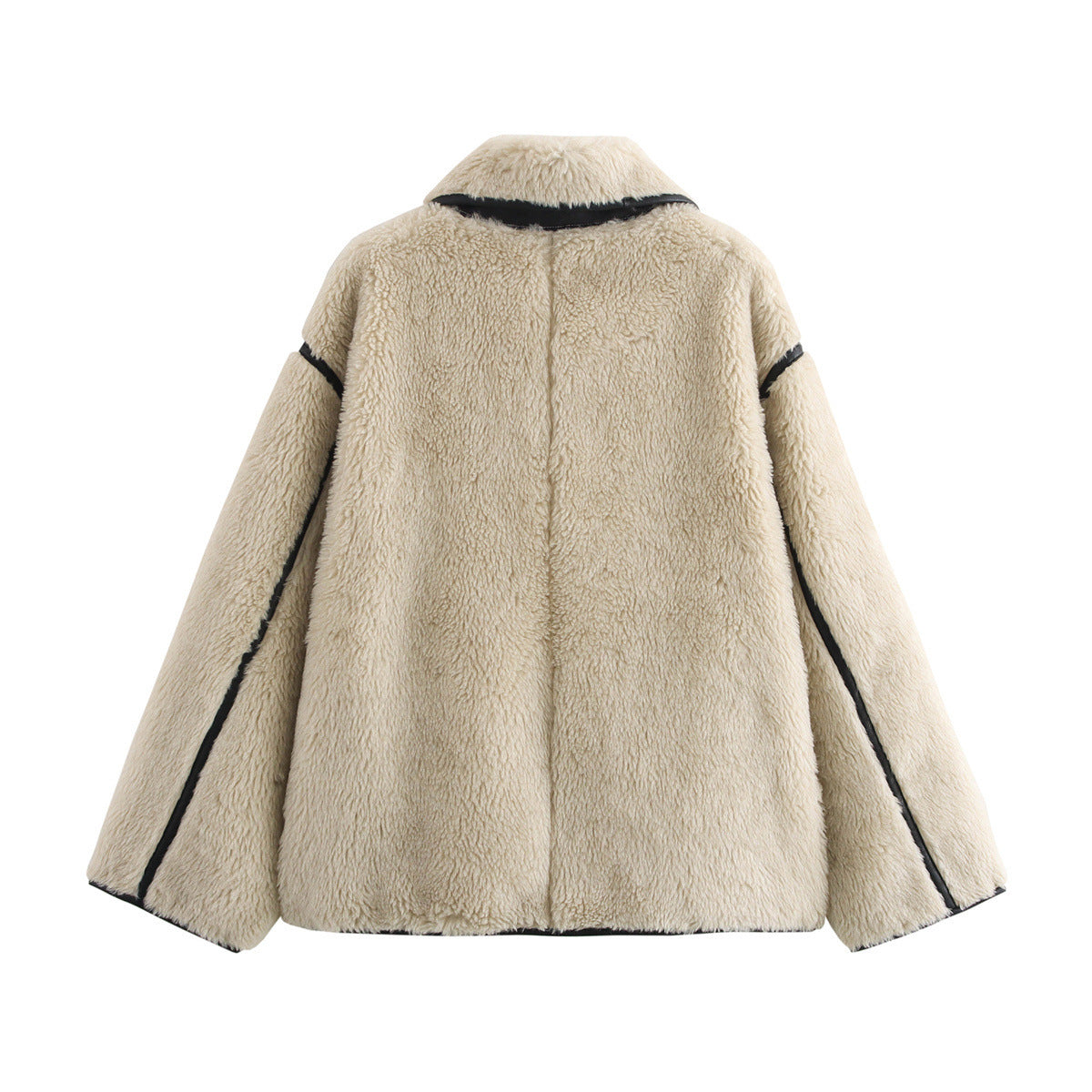 Long Sleeve Plush Coat