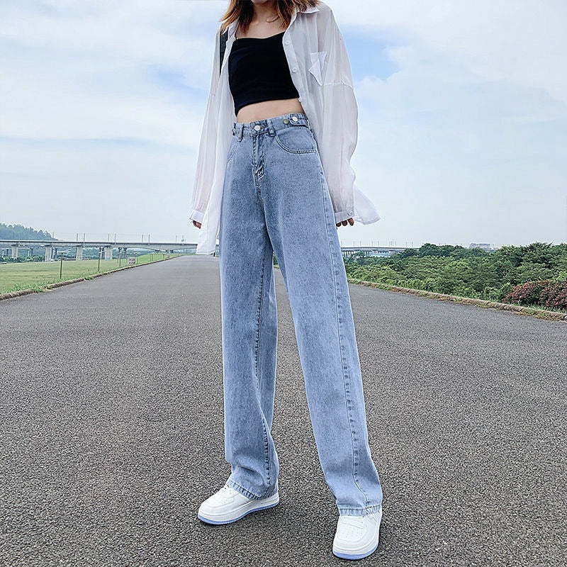 Damen Jeans mit hoher Taille