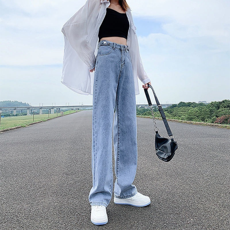 Damen Jeans mit hoher Taille