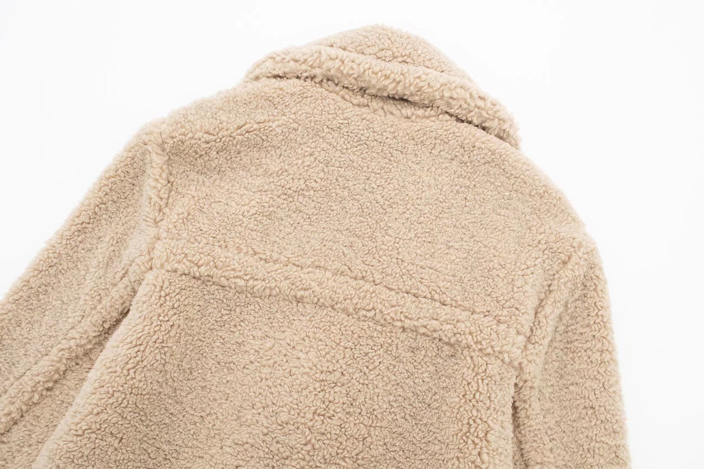 Damen Lamm-Pullover-Mantel