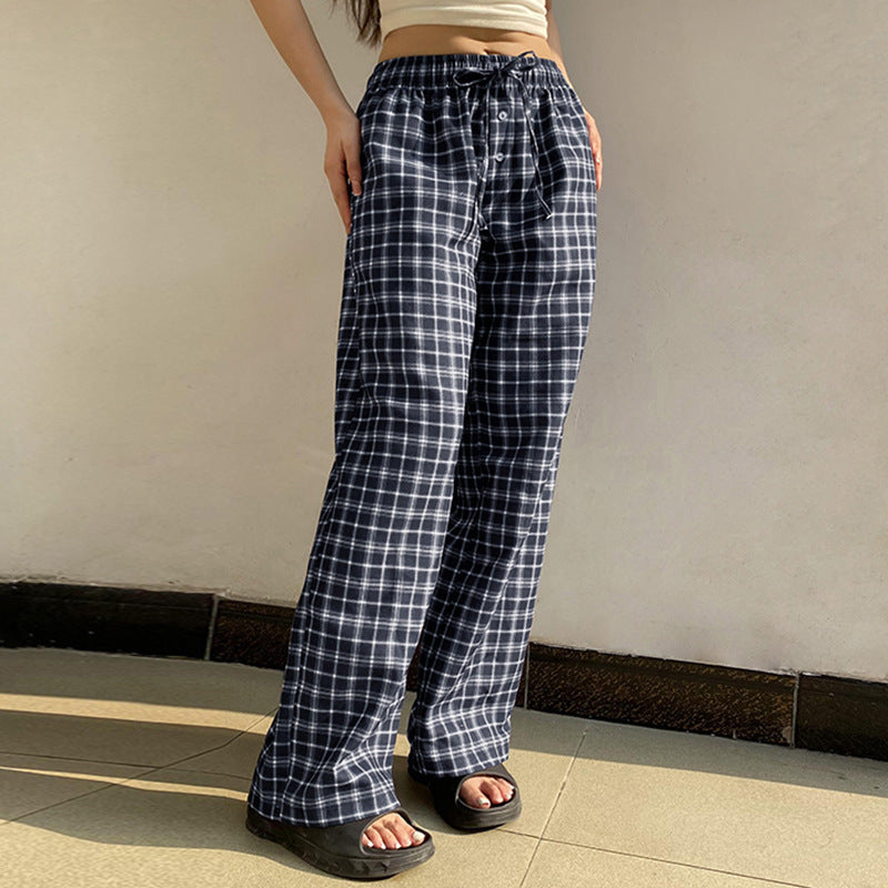 Casual Baggy Straight Trousers