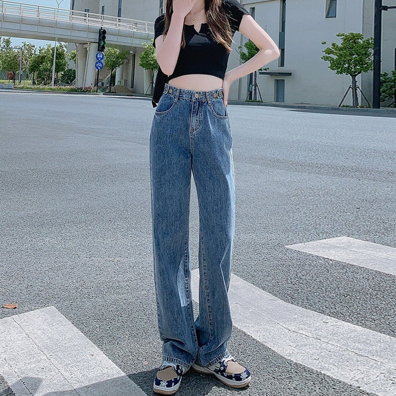 Damen Jeans mit hoher Taille
