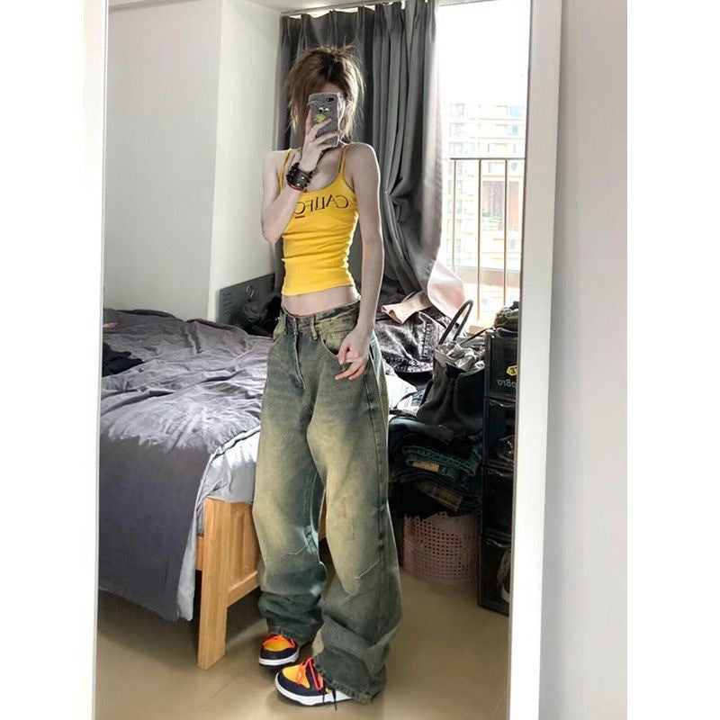Damen Retro Jeans