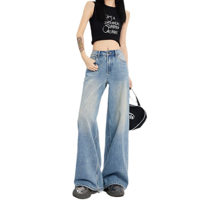 Straight Loose Wide Leg Jeans