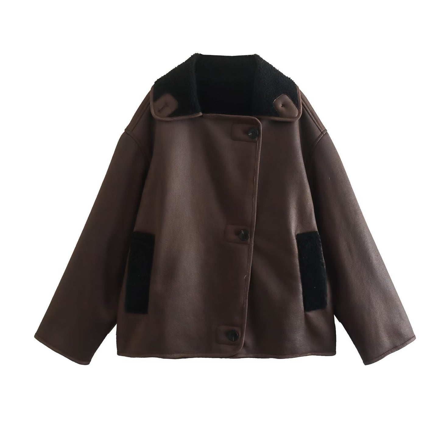 Women's Fur Single-breasted Coat