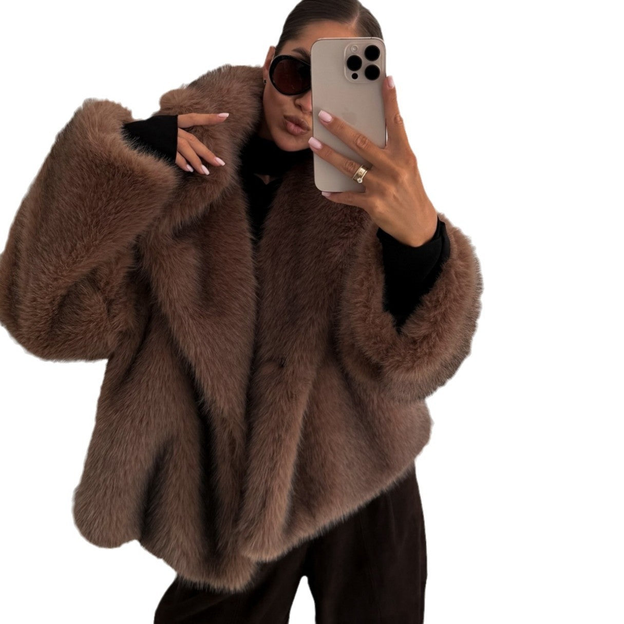 Coat Fur Women's Clothing