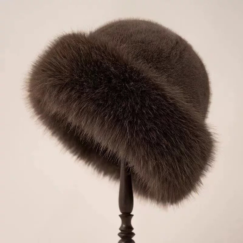 Plush Bucket Hat Warm