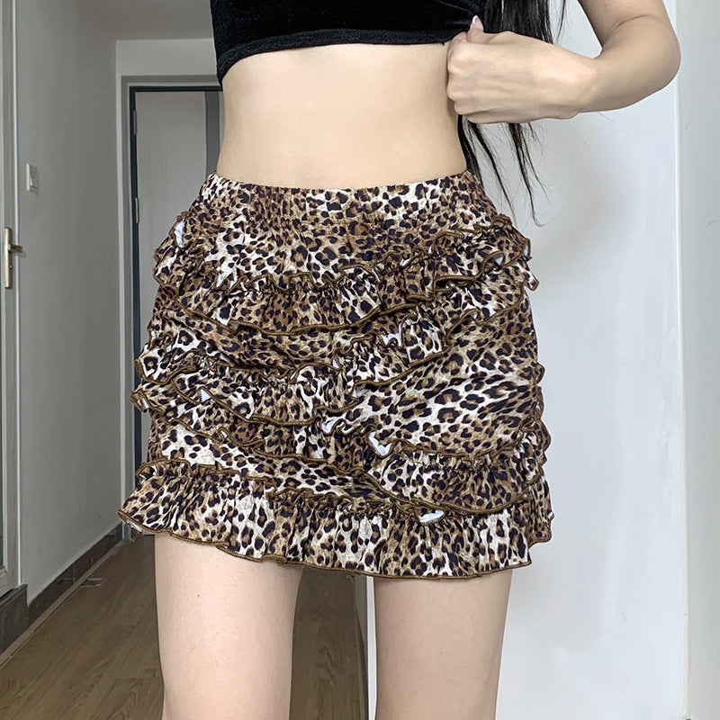 Leopard Style Skirt