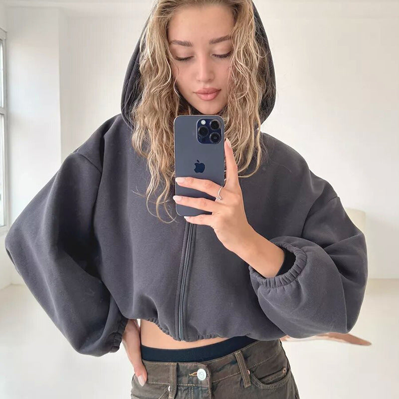 Hoodies Damen Y2K