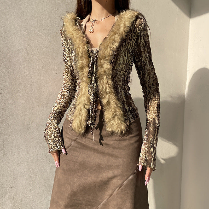 Vintage Leopard Jacket