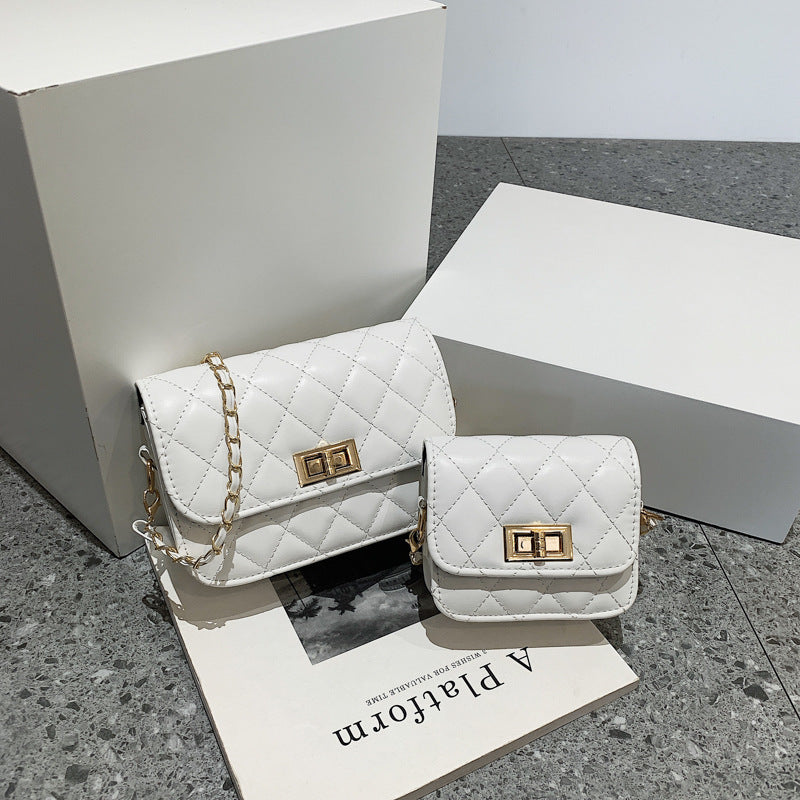 Fashion Diamond Chain Shoulder Bag