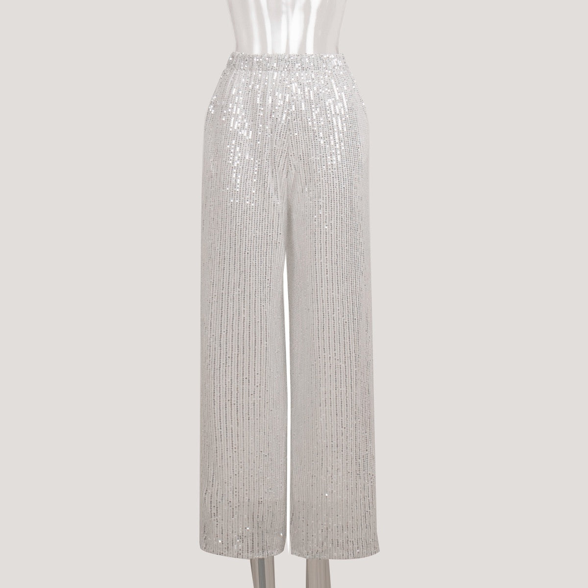 Sequins Straight Pants Women