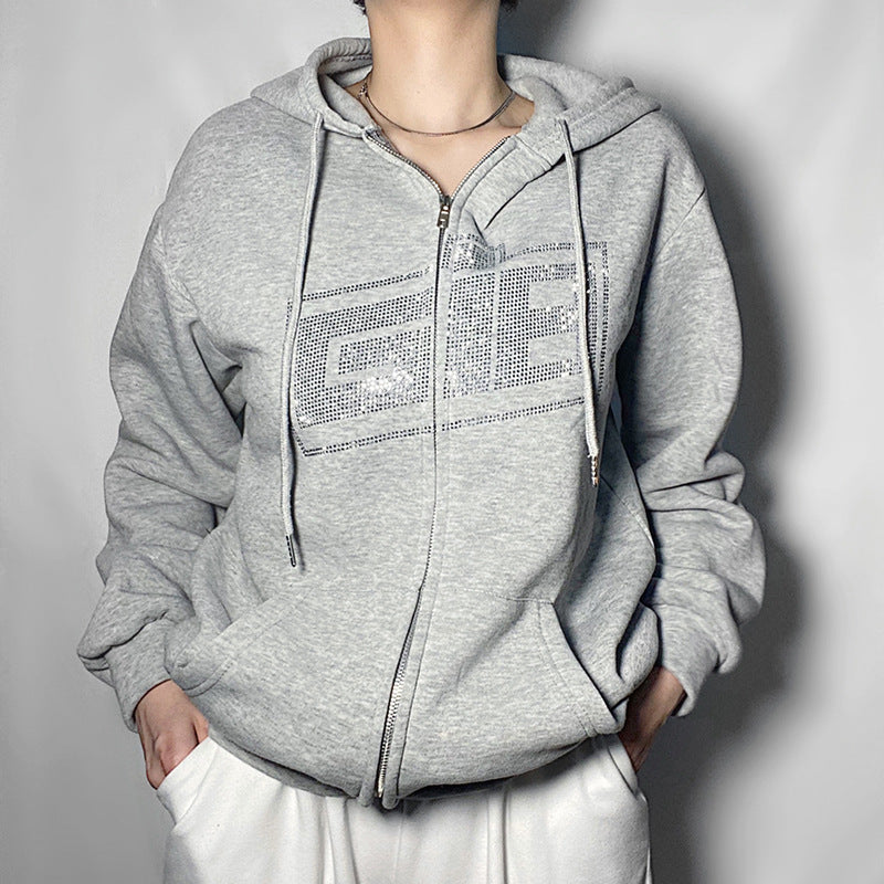 Damen Zip Hoodie