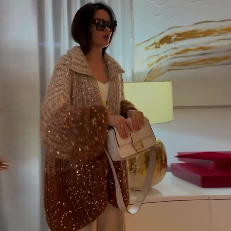 Fashion sweater with Sequins