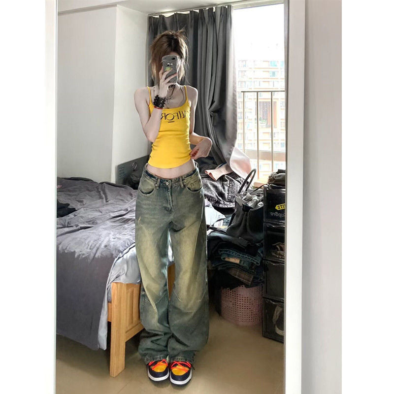 Damen Retro Jeans