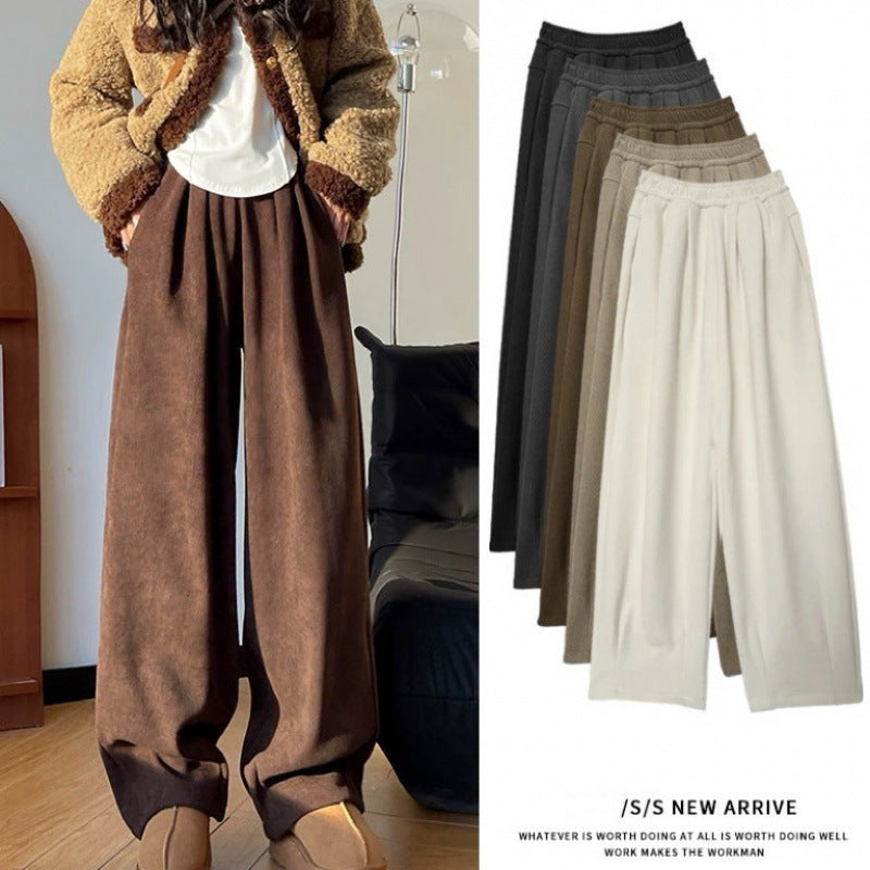 Casual Wide-leg Pants
