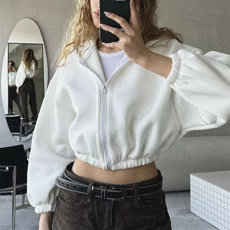 Hoodies Damen Y2K