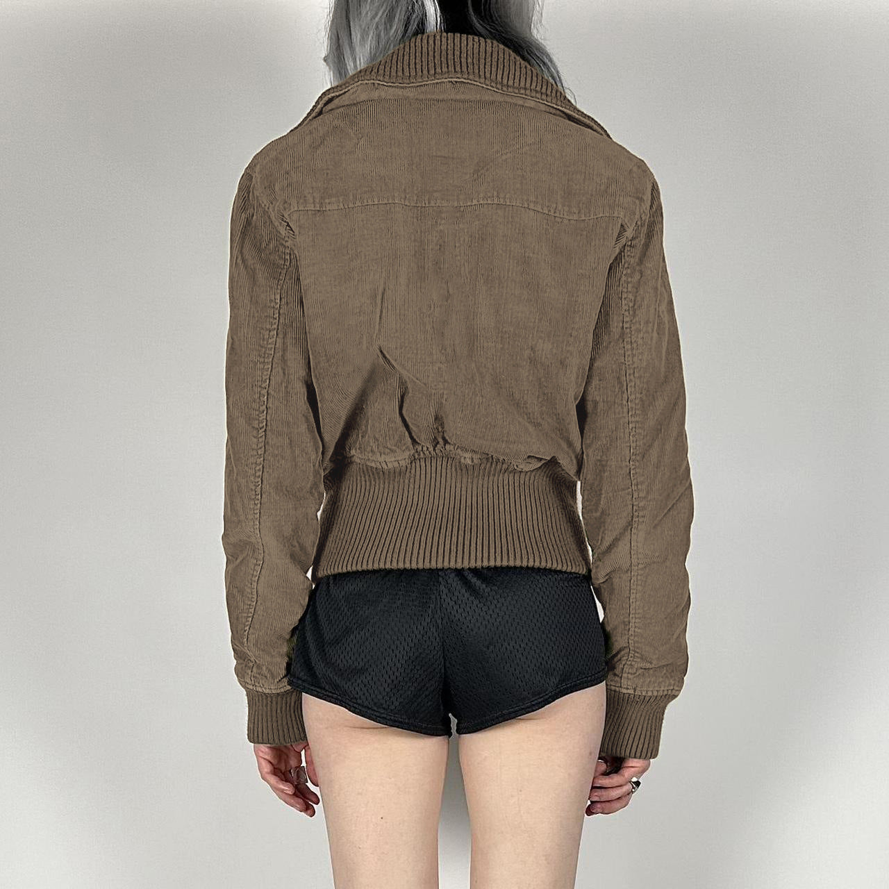 Damen Brown Y2k Style Jacket