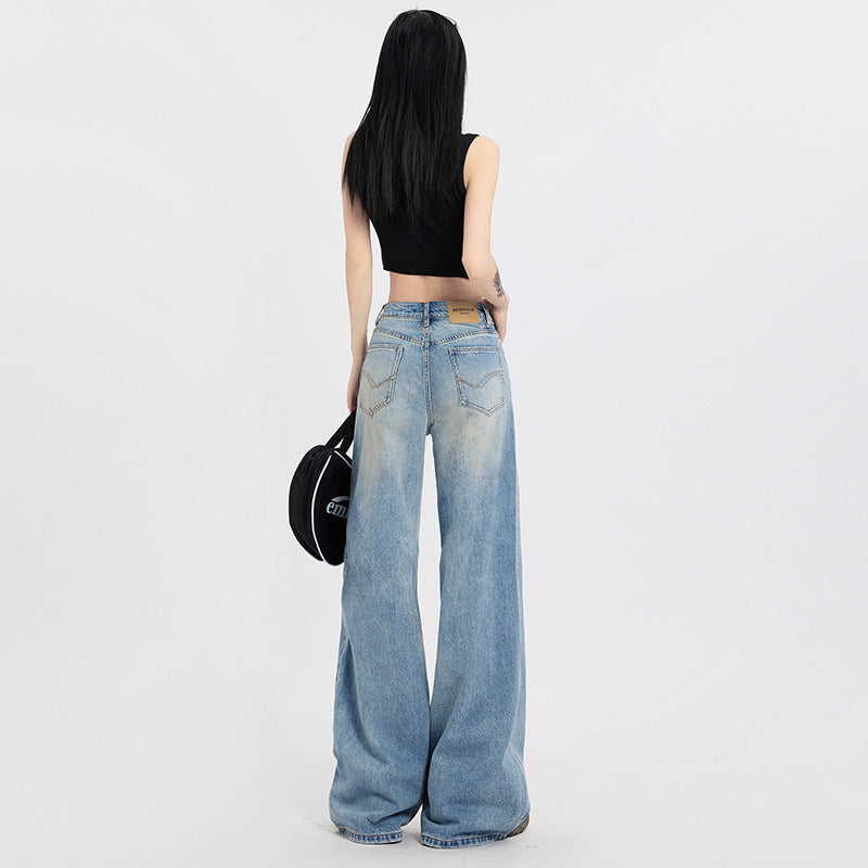 Straight Loose Wide Leg Jeans