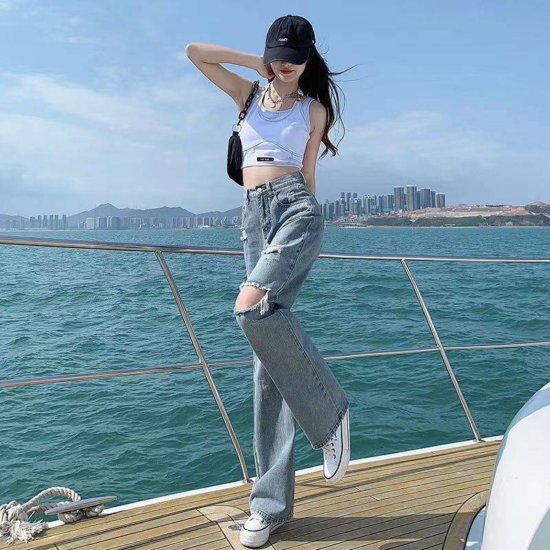 Ripped Jeans Damen