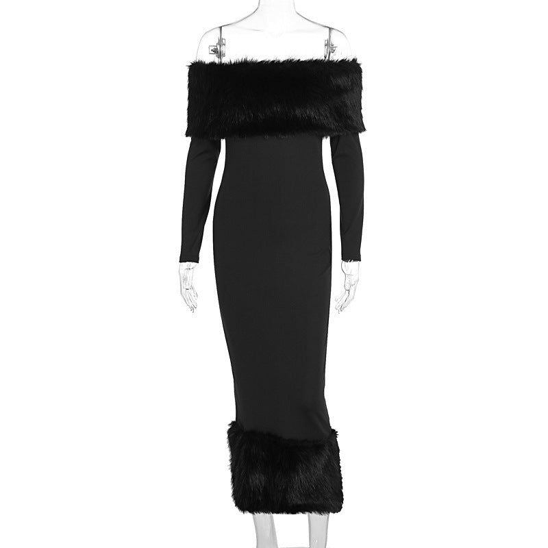 Long Sleeve Elegant Slim Fit Dress