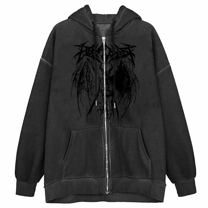 Dammen Hoodie Lose Zipper
