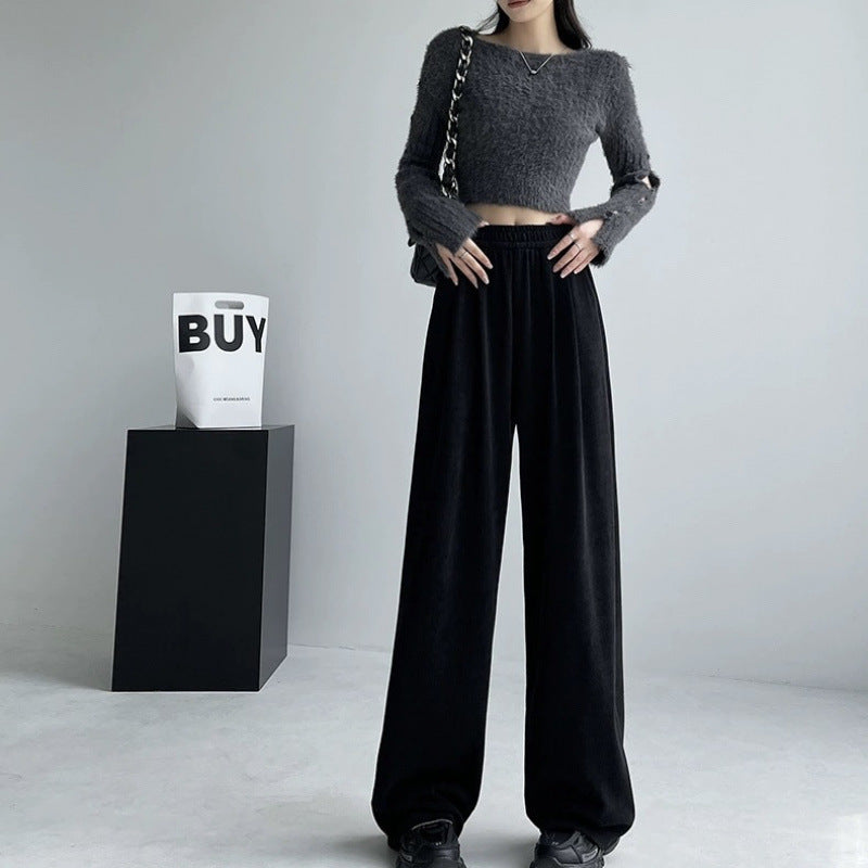 Casual Wide-leg Pants