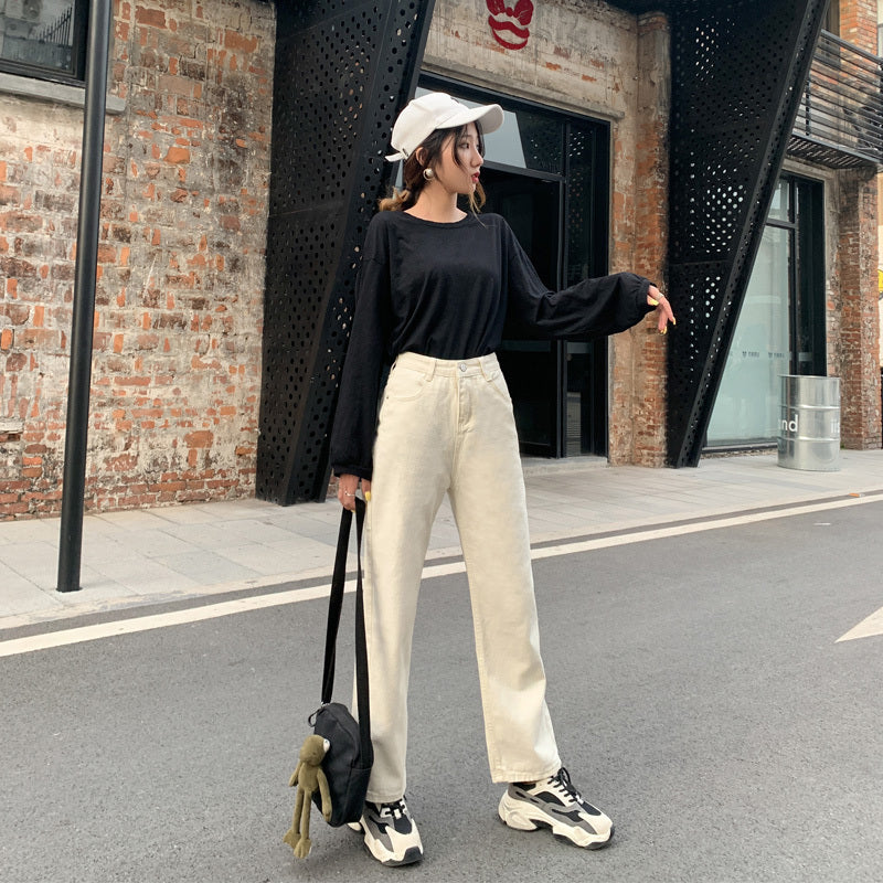 Damen High Waist Jeans