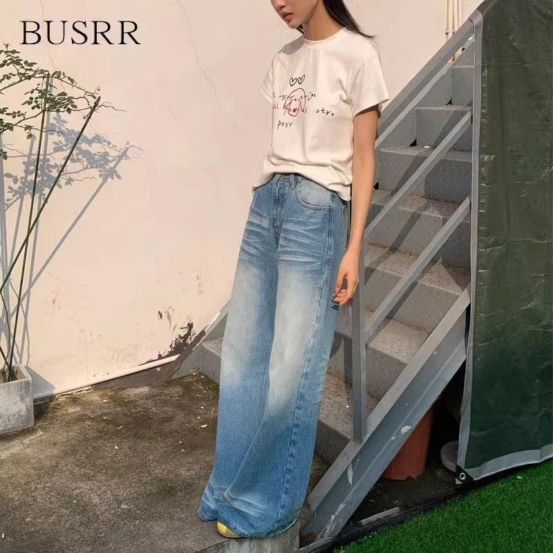 Retro Washed High Jeans