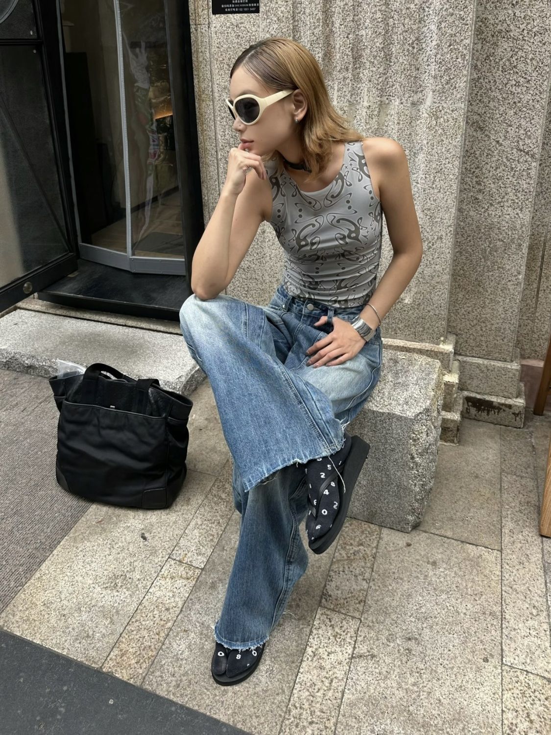 High Waist Slimming Casual Straight Jeans