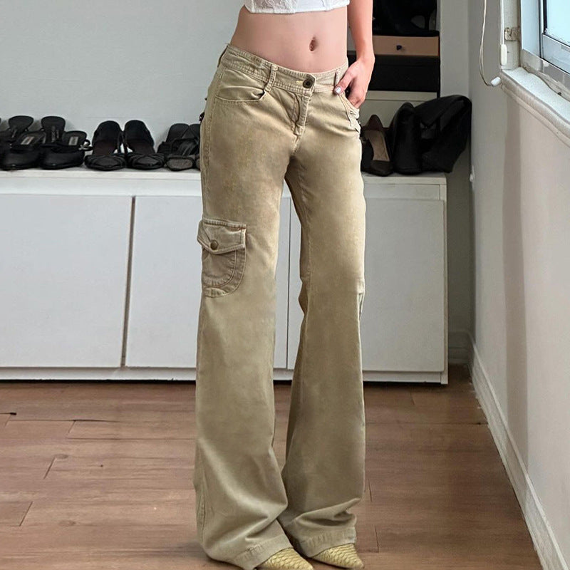 American Retro Casual Straight-leg Jeans