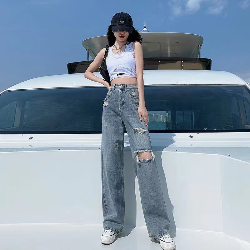 Ripped Jeans Damen