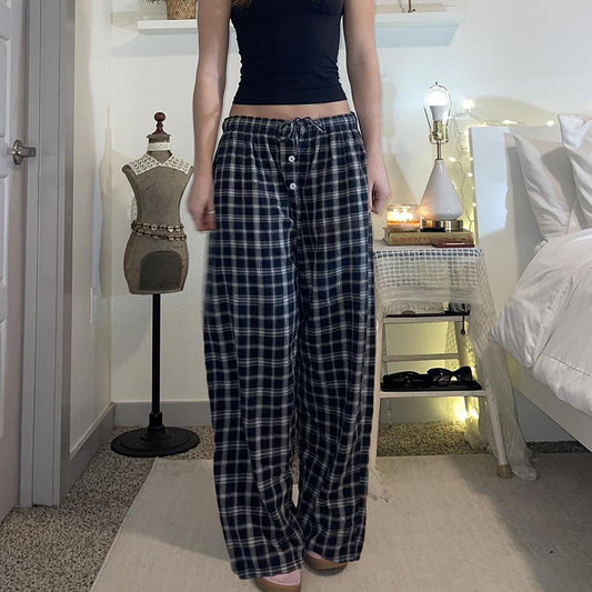 Casual Baggy Straight Trousers