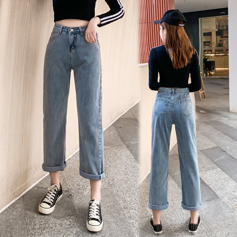 Damen High Waist Jeans