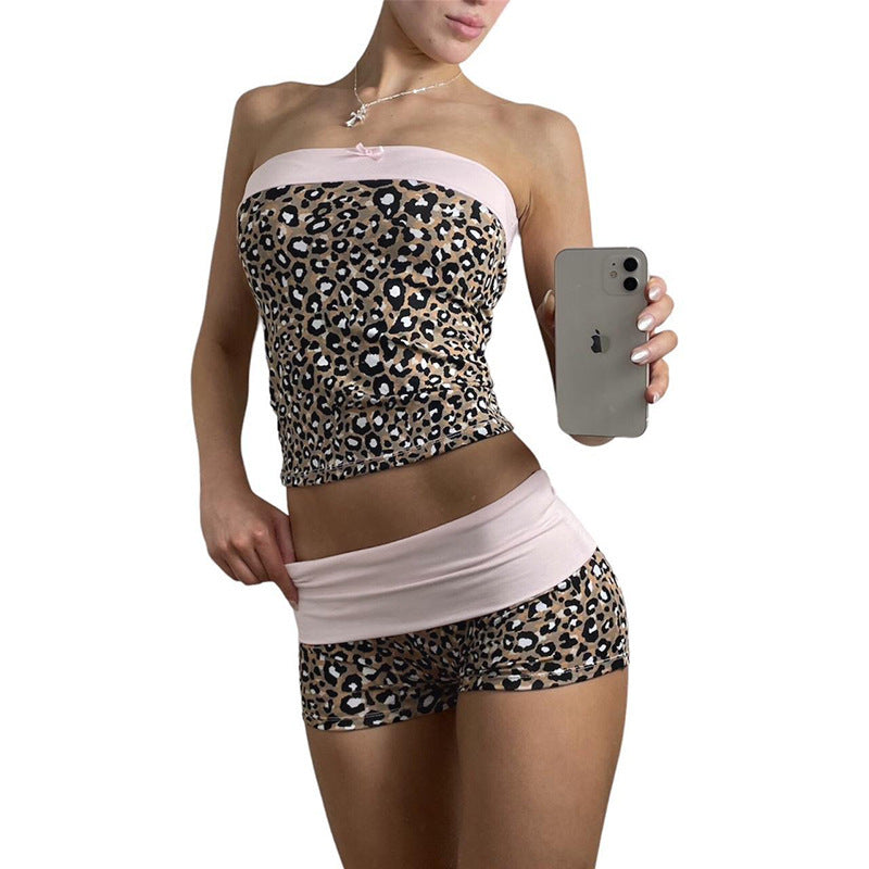 Hot Pants Two-piece Set For Women