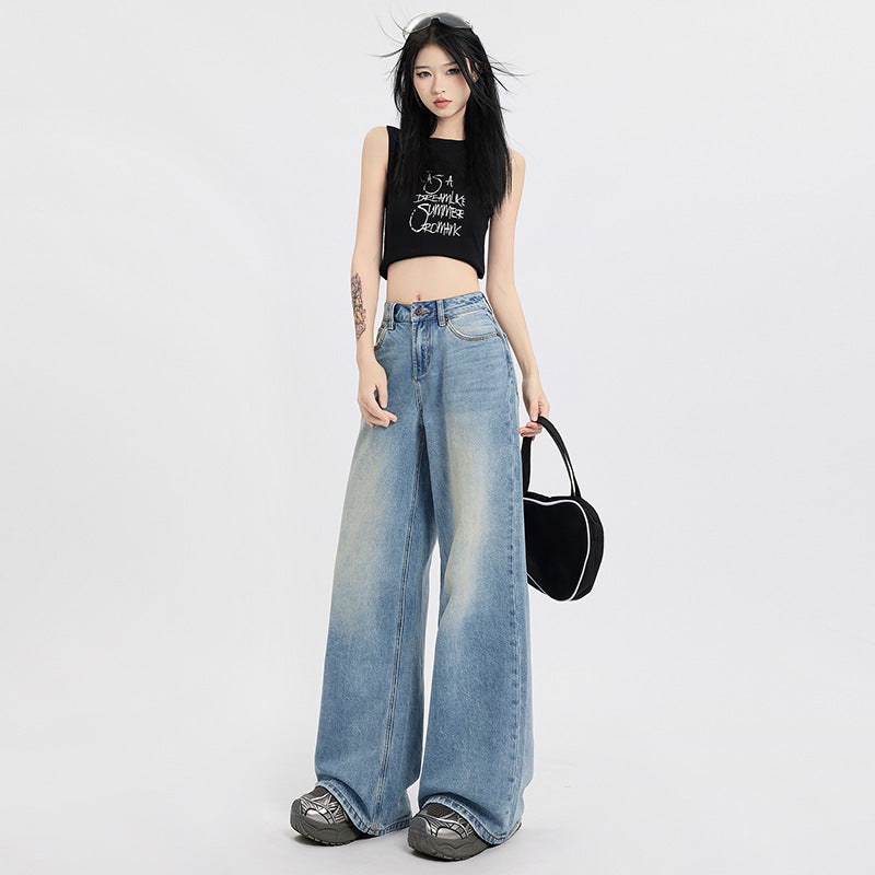 Straight Loose Wide Leg Jeans