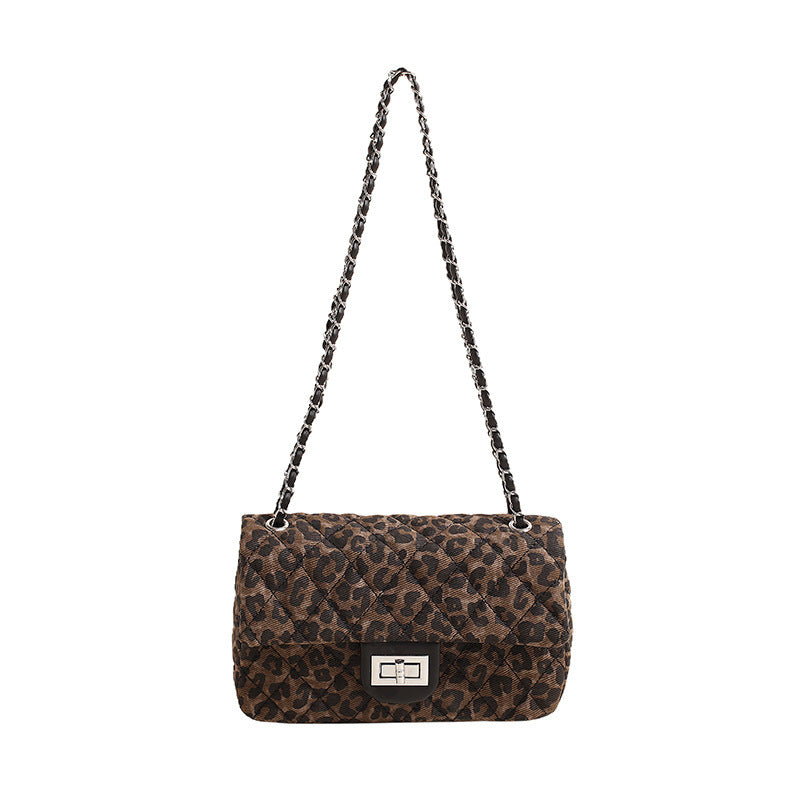 Leopard Small Square Bag