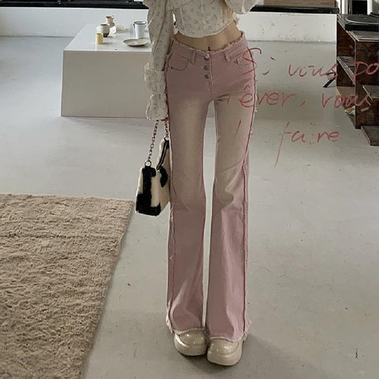 Damen High Waist Jeans