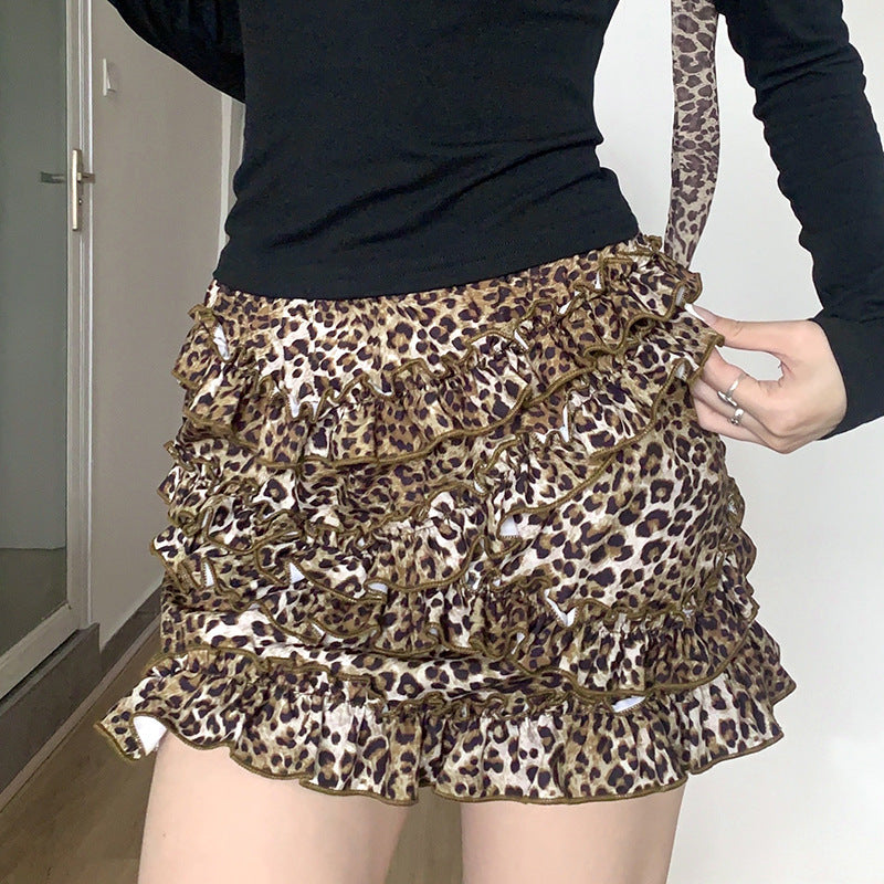 Leopard Style Skirt