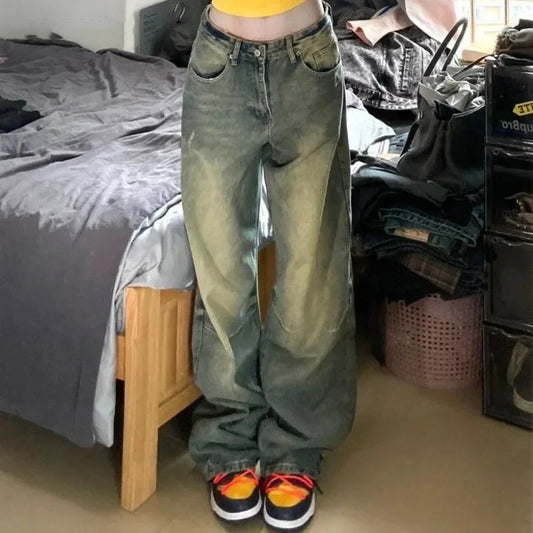 Damen Retro Jeans