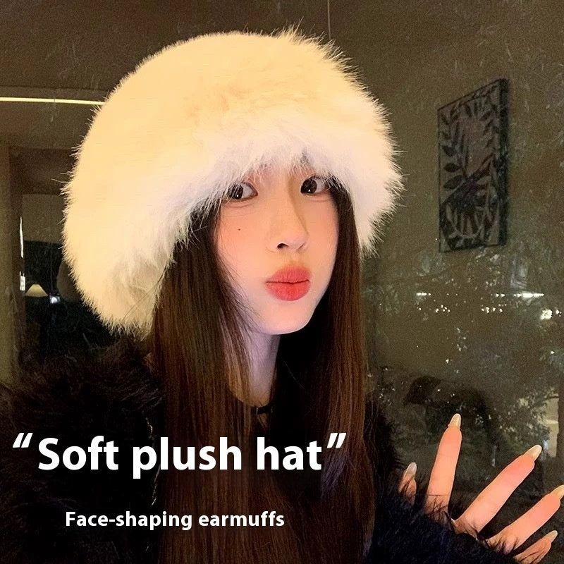 Plush Bucket Hat Warm