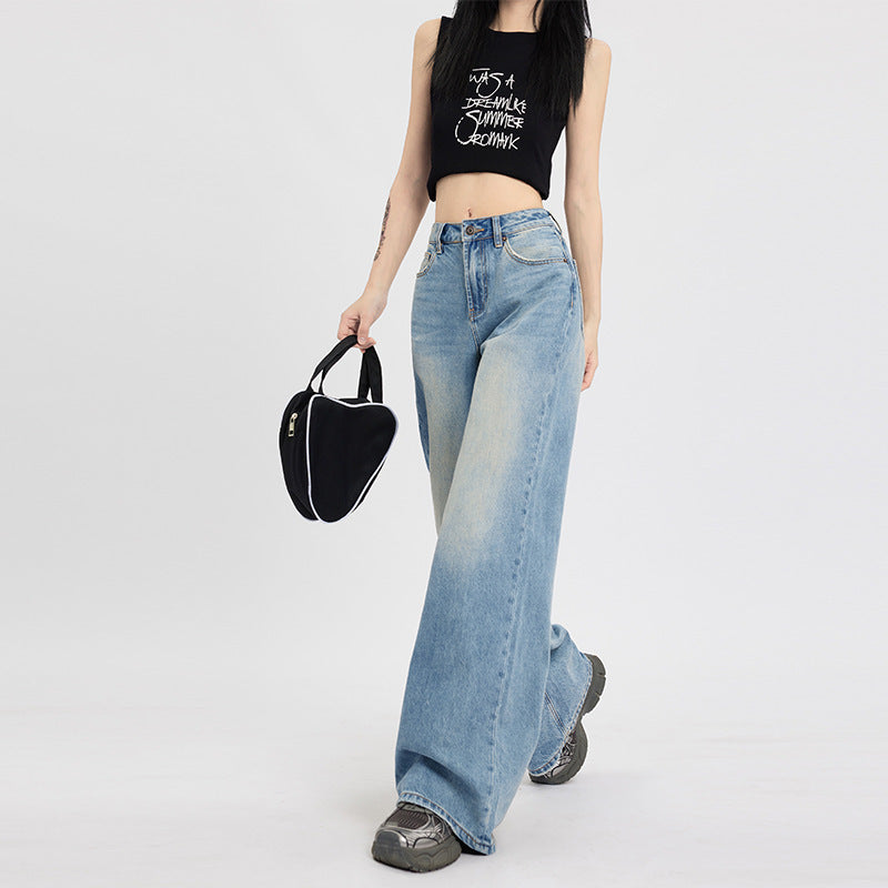 Straight Loose Wide Leg Jeans