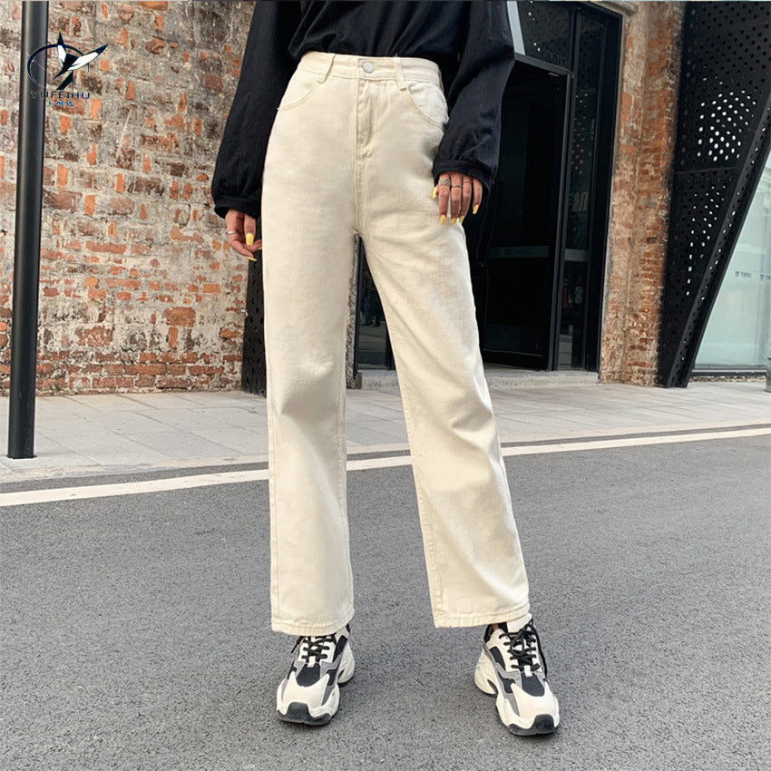 Damen High Waist Jeans