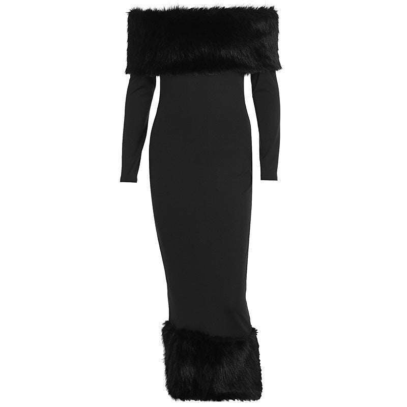 Long Sleeve Elegant Slim Fit Dress