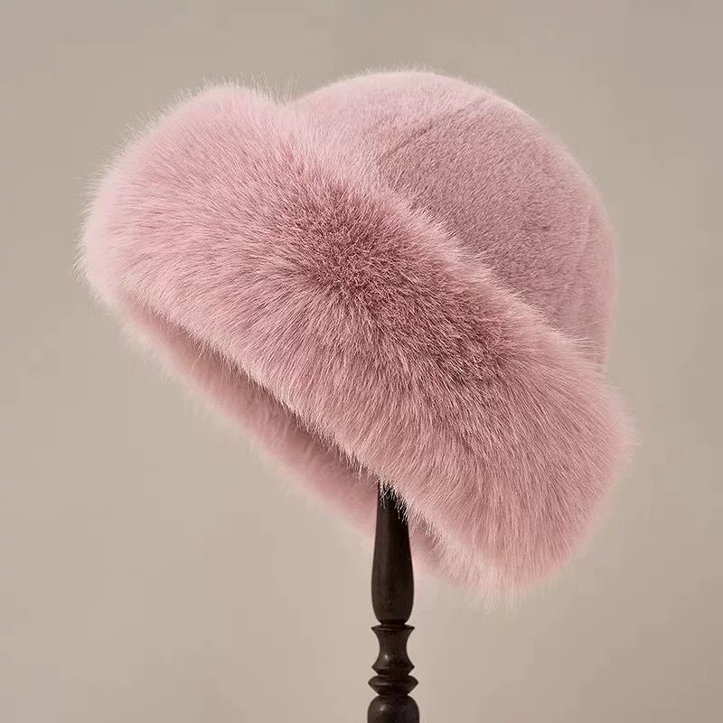 Plush Bucket Hat Warm